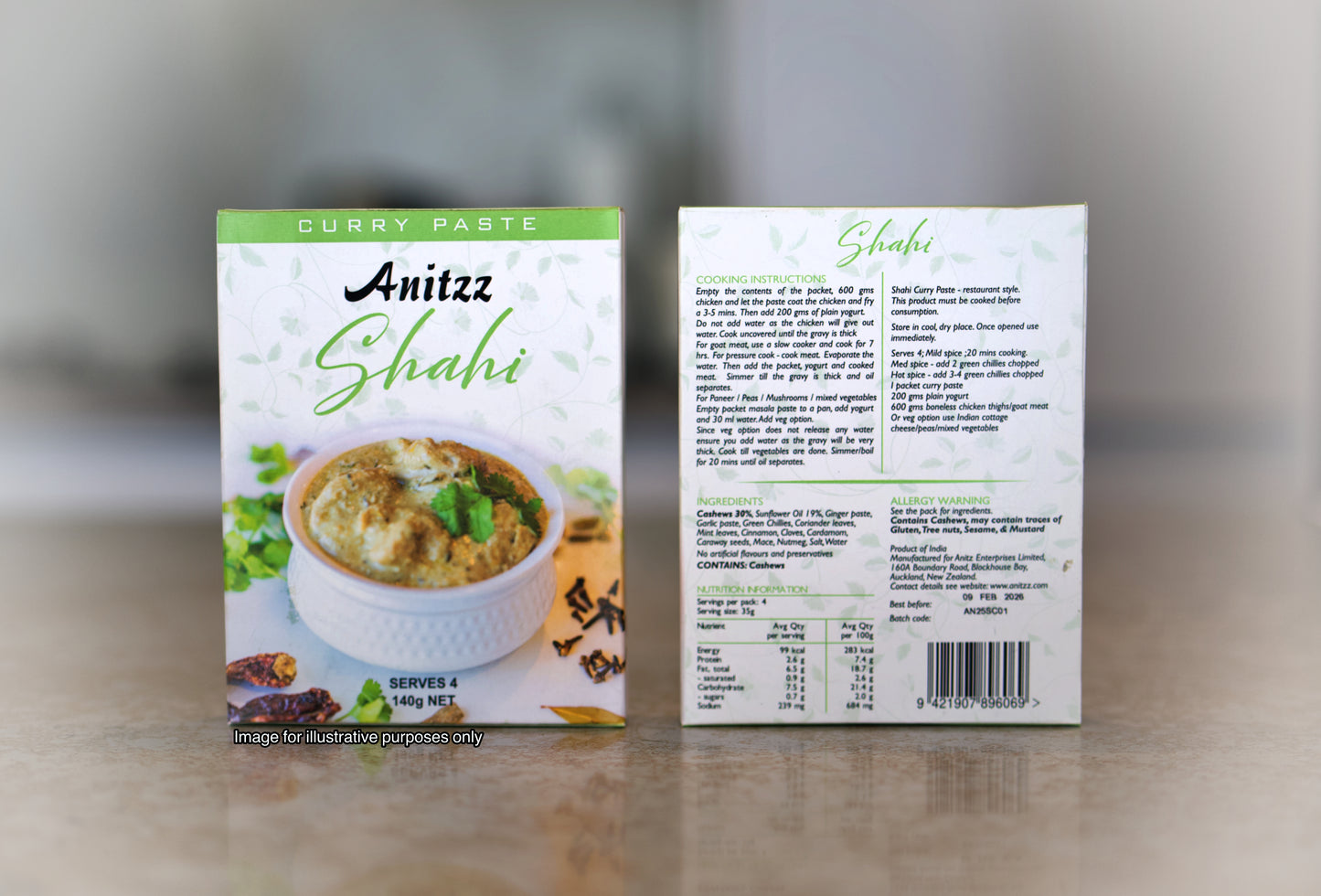 Shahi paste - set of 4